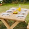 Garden dining table rectangular