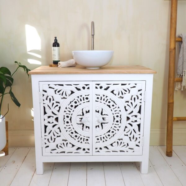 A19 White Bathroom Unit