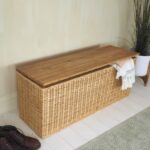 Wicker Storage Trunk