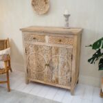 Carved Wooden Sideboard